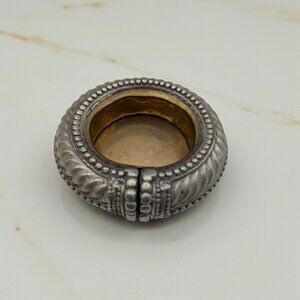 Antique Ethnic North African Moroccan Silver Anklet Ashtray Catchall Dish